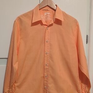 Tommy Bahama Orange Long Sleeve Button Down
